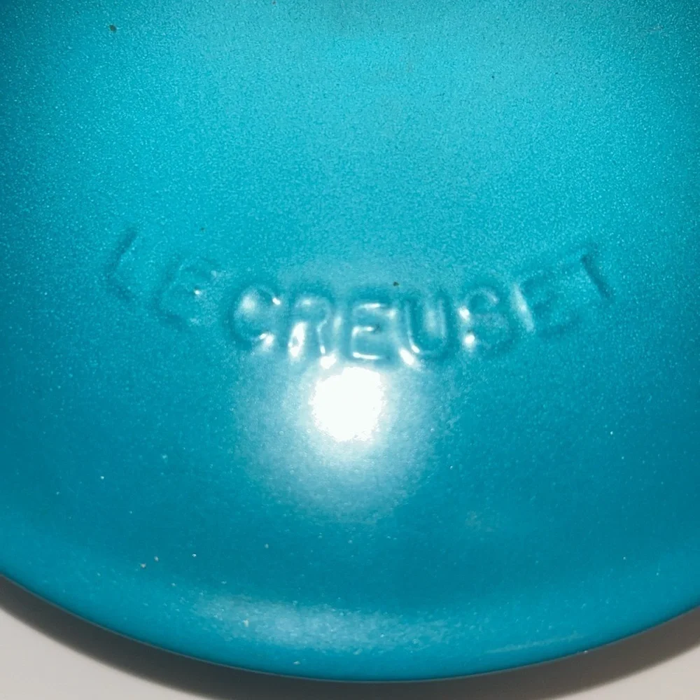 Rare Le Creuset Caribbean Blue 22cm Marmite Dutch Oven Cast Iron France